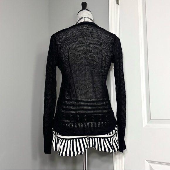 Sheer Button Up Cardigan - Picture 7 of 11